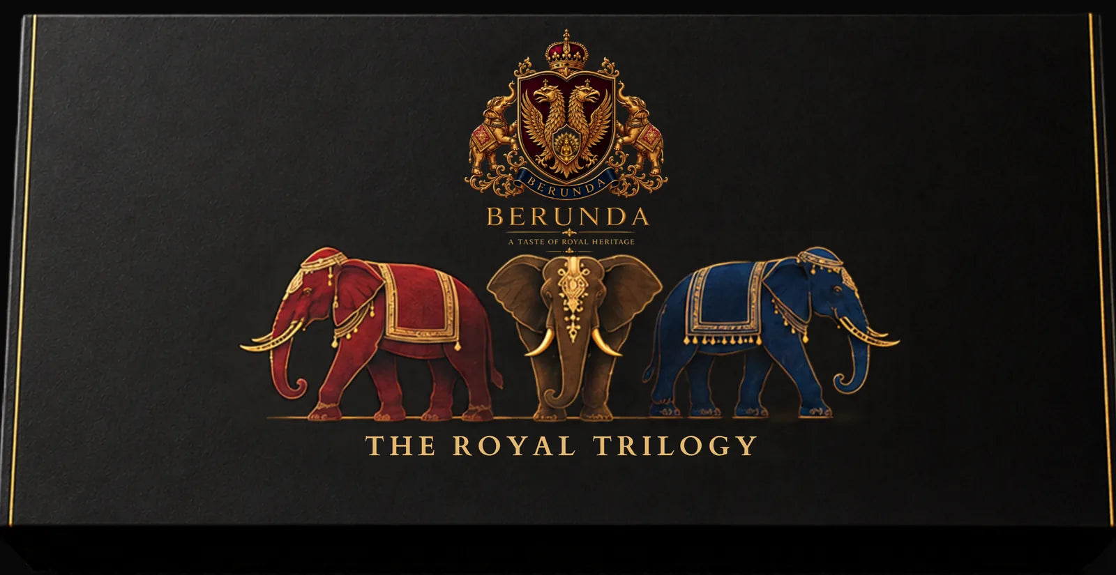 The Royal Trilogy presentation box lid